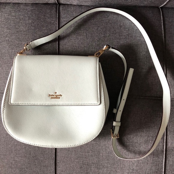 Authentic Kate Spade blue byrdie saffiano purse - Picture 2 of 8